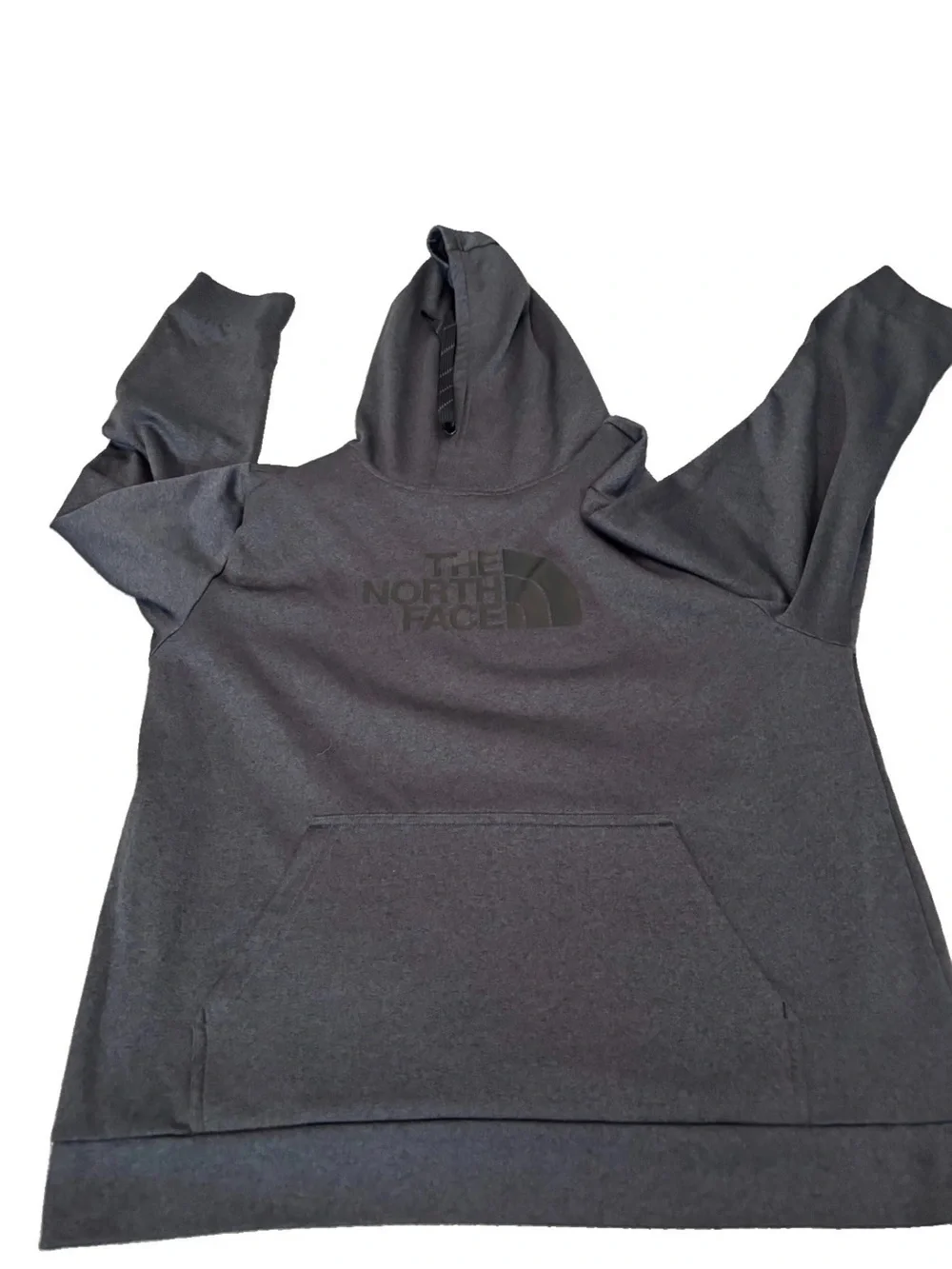 The North Face Men's Dark Gray/Black Logo Crewneck Sweatshirt